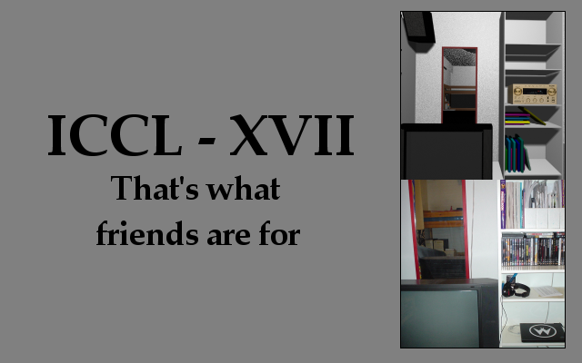 XVII - That's what friends are for